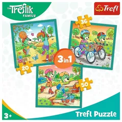 Puzzle Trefl 34872 Puzzle 3in1 Trefliks