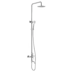 Душевая панель Rubano Coloana de dus, cu baterie, inox, 27588