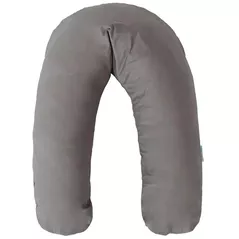 Pernă pentru gravide și mame care alăptează Babycare PRF2LA-CCC-UNQ Perna pentru gravide din microfibra Gri, 150cm