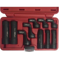 Set de tubulare, bite, duze JTC JTC-6869 Набор головок для датчиков кислорода и форсунок (3/8"-13,14,17ММ; 1/2"-19,21ММ) 10 предм.