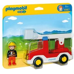 Mașină Playmobil PM6967 Ladder Unit Fire Truck 1.2.3