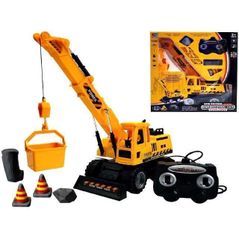 Радиоуправляемая игрушка Promstore 43977 Подъемный кран Р/У со светом и звуком