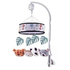 Carusel pentru pătuț Chipolino MILR02301TRO карусель плюш Tropic