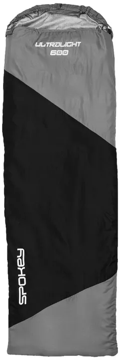 Sac de dormit Spokey 922251 Ultralight 600 II Black/Grey
