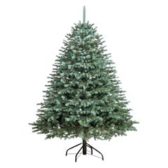 Brad artificial Promstore 57943 Alaska, ace turnate, 150cm, 505ramuri, verde-albastru, PE