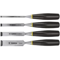 Набор ручных инструментов Topex 09A310 Dălţi 6, 12, 18, 24mm (4buc)