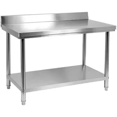 Echipament de bucătărie profesional Yato YG-09020, masa din inox cu bord 800х600х850mm