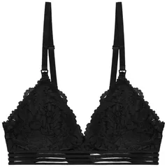 Sutien pentru alaptat Premaman HADBA2-NOI-95E Sutien pentru maternitate cu efect de dantela Neagra, 95E