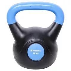Гантель inSPORTline SL-00014294 Gantera Vin-Bell Dark ciment/vinil 12kg 10740 blue/black
