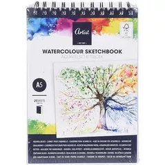 Набор для творчества Promstore 47903 Альбом А5 Artist для акварельных рисунков, 25 листов