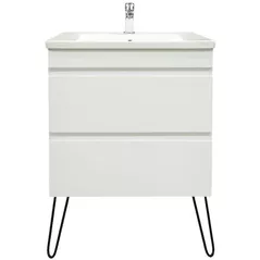 Dulap pentru lavoar Bayro универсальный Studio под умыв. Argo 600 белый мат