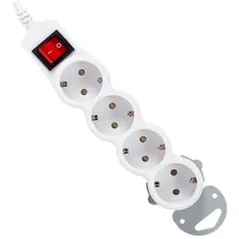 Удлинитель электрический Scame 161.242D10, 4 locuri 16A 250V 10m