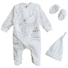 Детская одежда Minikin 231760362 Набор 3 ед CARS 62см milk