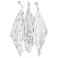 Accesoriu pentru înfășat Premaman PBRCIT-GRC-UNQ Set 3 pelinci din bumbac Disney Dumbo