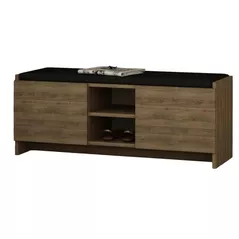 Raft pentru încălțăminte Trendy Zulla, Stejar intunecat 110x43x37cm