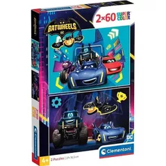 Puzzle Clementoni Puzzle 2x60 Batwheels (24812)