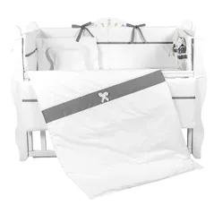 Детское постельное белье PernaMea Set lenjerie 8 piese Elegance Gri (PM.100102/3)
