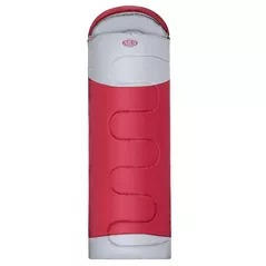 Sac de dormit Nils NC2008 Abisal Burgundy-Grey Sleeping Bag, Size L