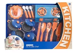 Bucătărie și veselă de jucărie Optmarket ДЕ05.433 Set vesela