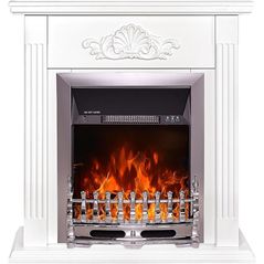 Камин электрический ArtFlame Sorina & Galileo silver, 900x900x270 mm, Alb