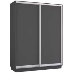 Шкаф Mobildor-Lux Fox uși glisante din PAL (160x60x230H cm) Anthracite