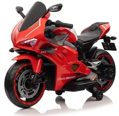 Mașină electrică pentru copii Richi (67898) Motocicleta rosie pe acumulator pentru copii (V5)
