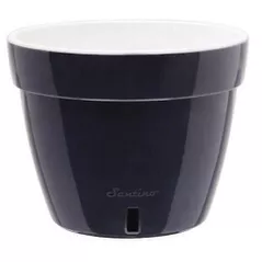 Ghiveci pentru flori Santino Asti (18.0L, Antracit/Alb)