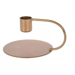 Свеча Holland 48290 Gold Подсвечник металлический на 1 свечу D12cm