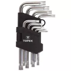 Set de unelte de mână Topex 819 Chei Torx scurte T10-T50 (1set-9buc) (35D960)