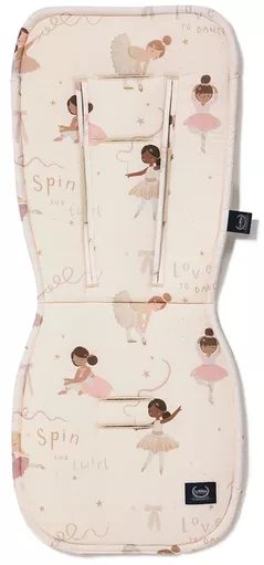 Accesorii pentru cărucior La Millou Saltea pentru cărucior din bumbac și catifea Multi BALLERINE