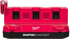 Зарядные устройства и аккумуляторы Milwaukee 4932498551 Incarcator rapid M18 packout cu sase porturi