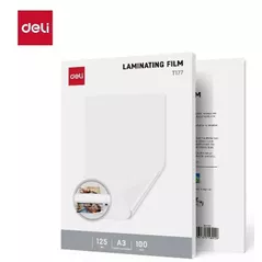 Плёнка для ламинирования Deli DLET177, A3, 125мkм, 100 листов