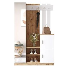 Mobilă pentru antreu Trendy DD7-AW, 113x179x37cm (GTR001390)