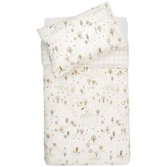 Детское постельное белье Jollein 003-005-68102 Set husa pentru plapuma si perna Tiny Park, 140x100cm