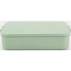 Container alimentare Brabantia 20 35 27 Lunch Box Make&Take Jade Green Large, Plastic, Bento