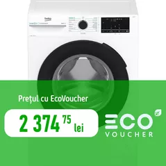 Mașină de spălat frontală Beko BM3WFU410415WB