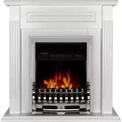 Камин электрический ArtFlame Orina & Galileo silver, 900x900x270mm, Alb