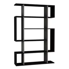 Raft de birou Trendy Mito, Antracit, Mocha deschis 110x161x25cm, raft de carti