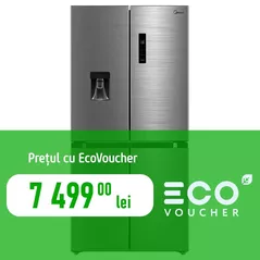 Frigider SideBySide Midea MDRM632FGD46W
