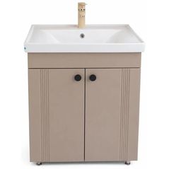 Dulap pentru lavoar Mashtab 12179 Palma (Sava) cu 2 uși 650x470x850 Capucino mat