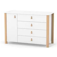 Комод-пеленатор Veres 35.2.351.2.15 Монако 1200 бело-буковый