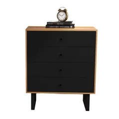Комод Deco Calvin 80x40x95H Stejar K10/Black