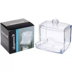 Аксессуар для ванной Eleganza 38182 Органайзер для ватных палочек 9X7X9cm, пластик