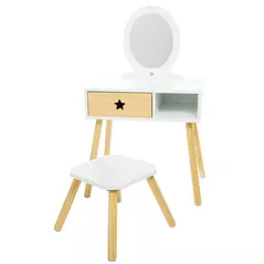 Набор детской мебели Premaman PCICNH-CCC-UNQ Masuta pentru machiaj cu scaunel
