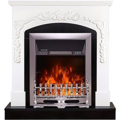 Камин электрический ArtFlame Casanova & Galileo silver, 975x900x250 mm, Alb