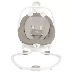 Детское кресло-качалка Joie W1306AGWNT000 Serina 2in1 Walnut, rotativ cu conectare la priza