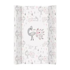 Аксессуар для пеленания Ceba Baby W-203-120-608 tare pe 2 parti Comfort Lolly Polly Peacock, 70x50 cm