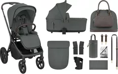 Сărucior pentru copii Kikka Boo 31001020172 Carucior 2in1 Goya Platinum Olive