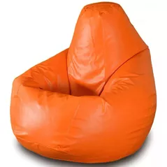 Fotoliu BeanBag BeanBag BM0472, Груша из глянцевой экокожи Max, XXL, Оранжевый