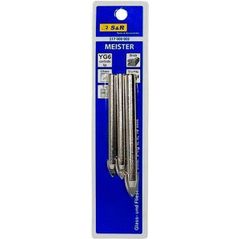 Набор головок, бит, насадок S&R 217000003 Set burghie pentru sticla/ceramica Meister 6,8,10mm